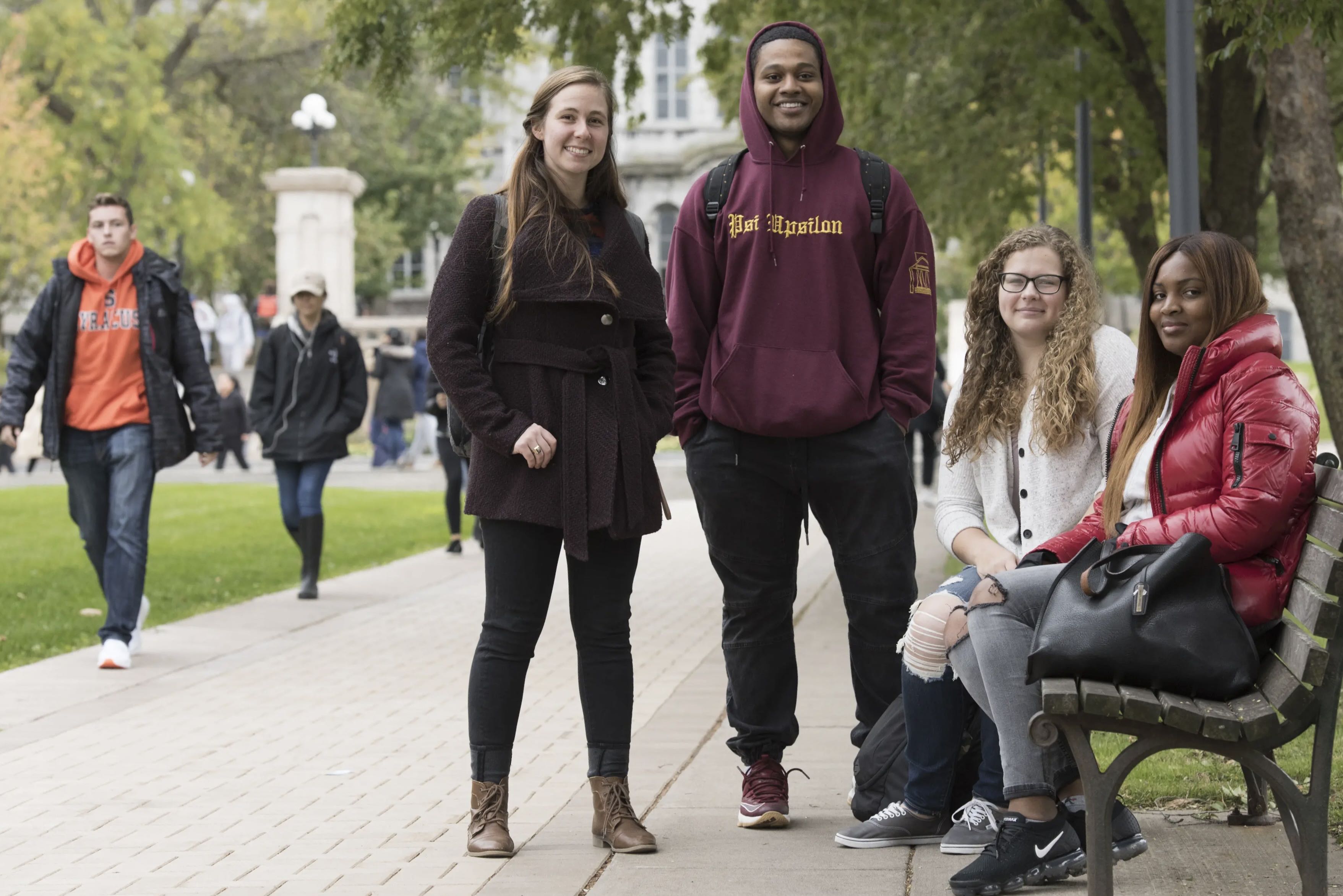 On Point students gathered in a group
