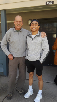 On Point for College Volunteer John Palmer with Clarkson University Student Kyaw Myo 2019